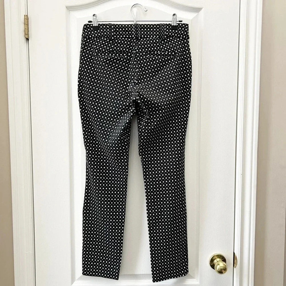 Ricki's Slim Fit Cropped Ankle Pants Slant Pocket Stretch Fit Black White Size 2 - Picture 4 of 16